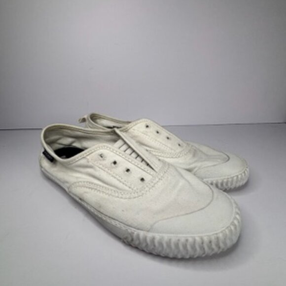 Sperry White Canvas Slip-On Sneakers – Women’s 6.5 - Picture 3 of 6